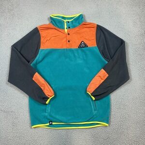 Ski The East Born From Ice Snap Up Pullover Men's Size‎ M Retro Style